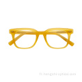 Couleurs de fantaisie simples tendances femmes Men de lunettes optiques